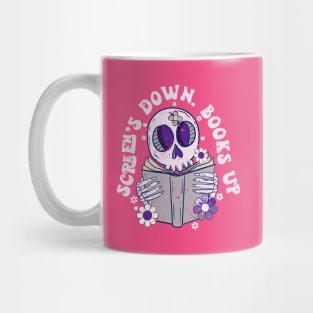 Screen's down books up Mug